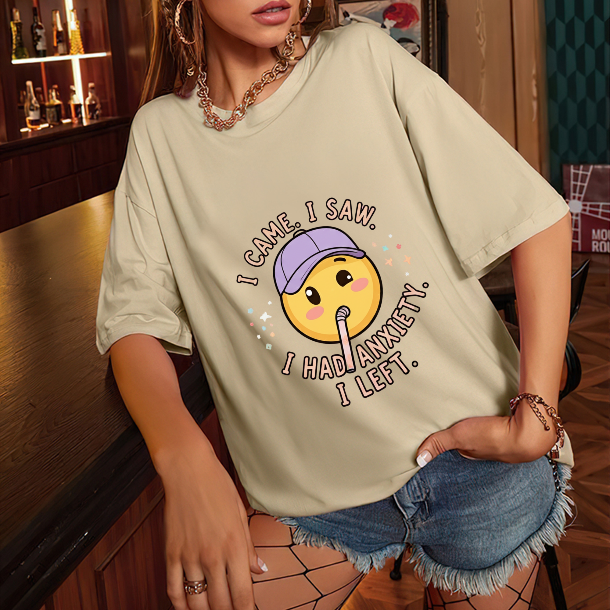 I Came, I Saw, I Had Anxiety, I Left T-Shirt