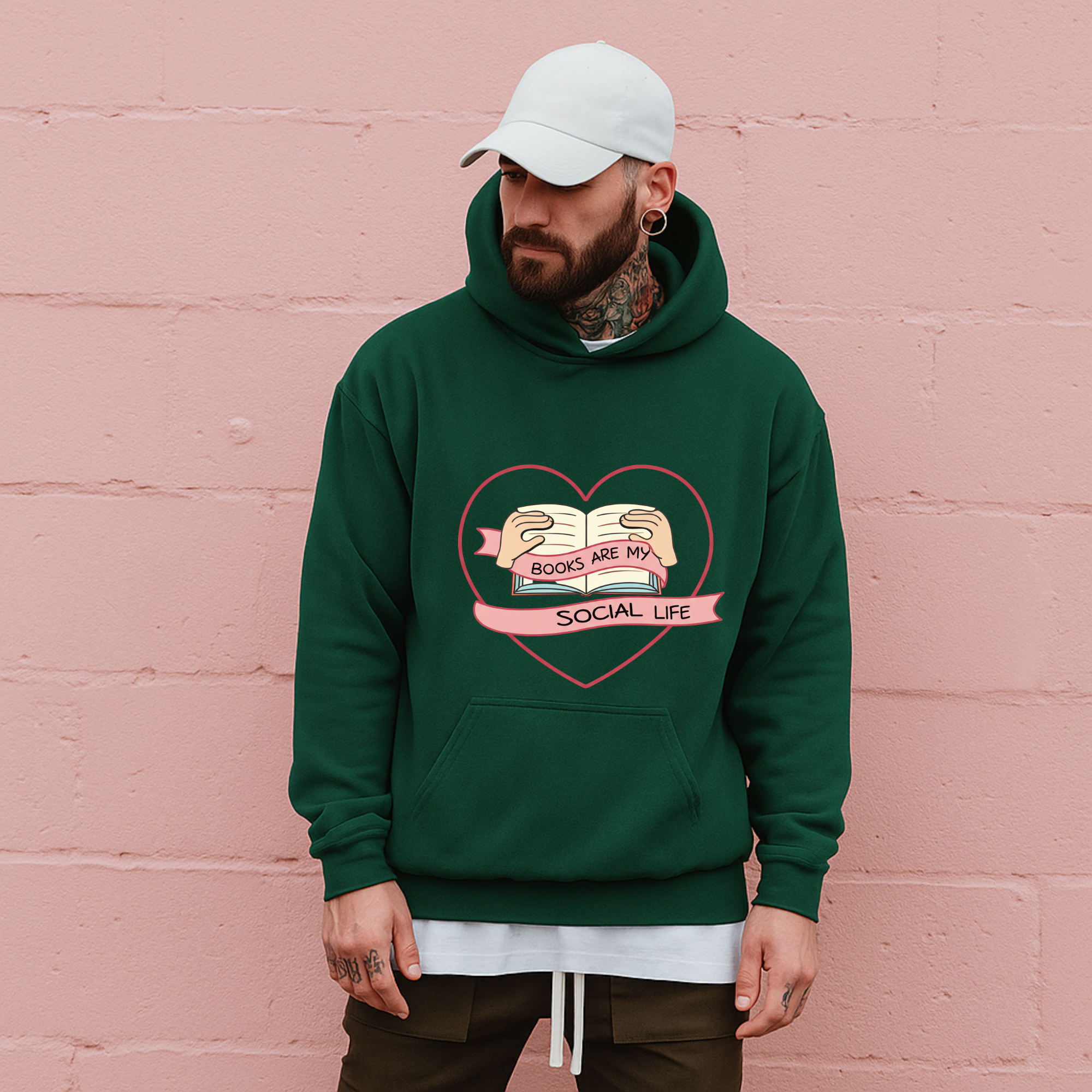 Books Are My Social Life Hoodie