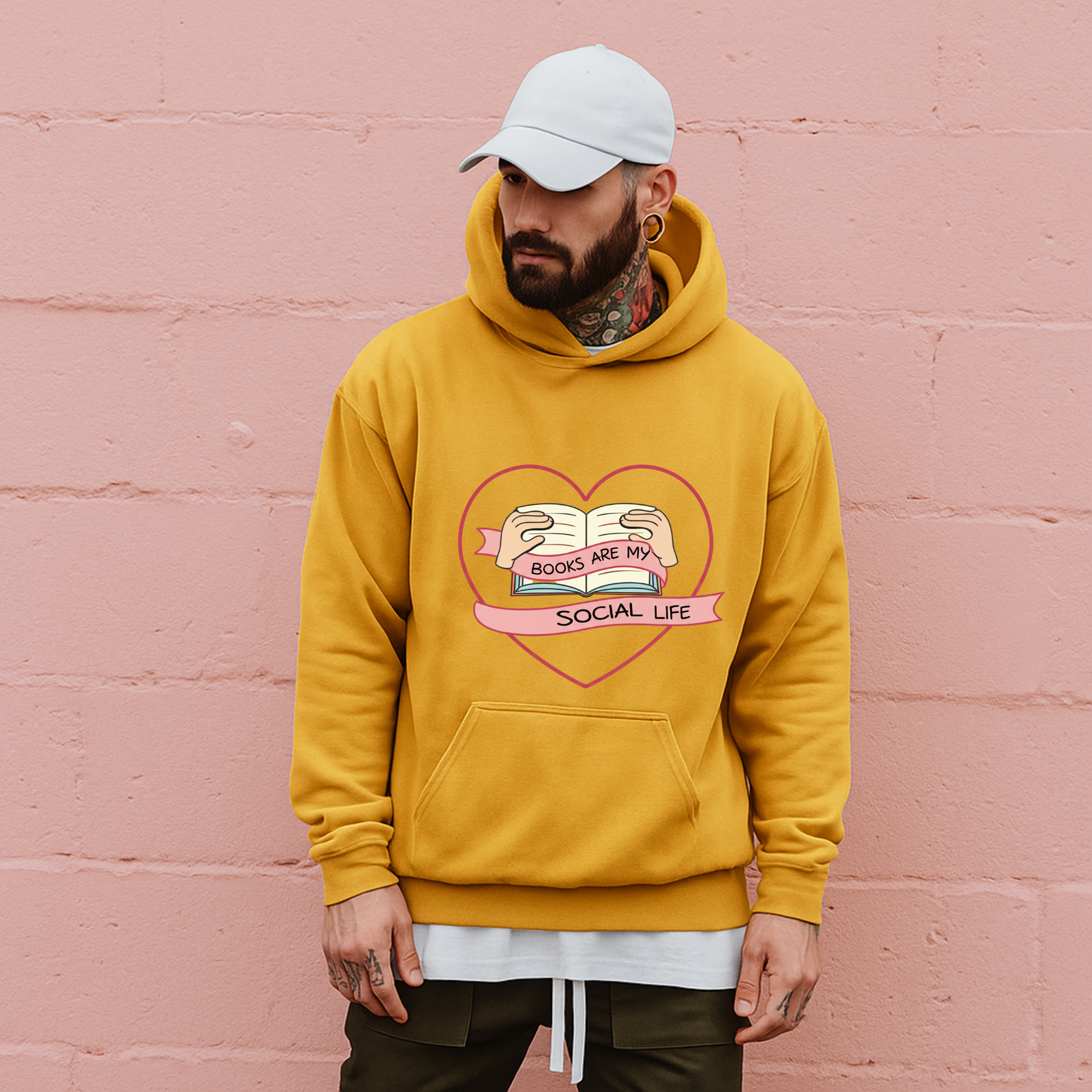 Books Are My Social Life Hoodie