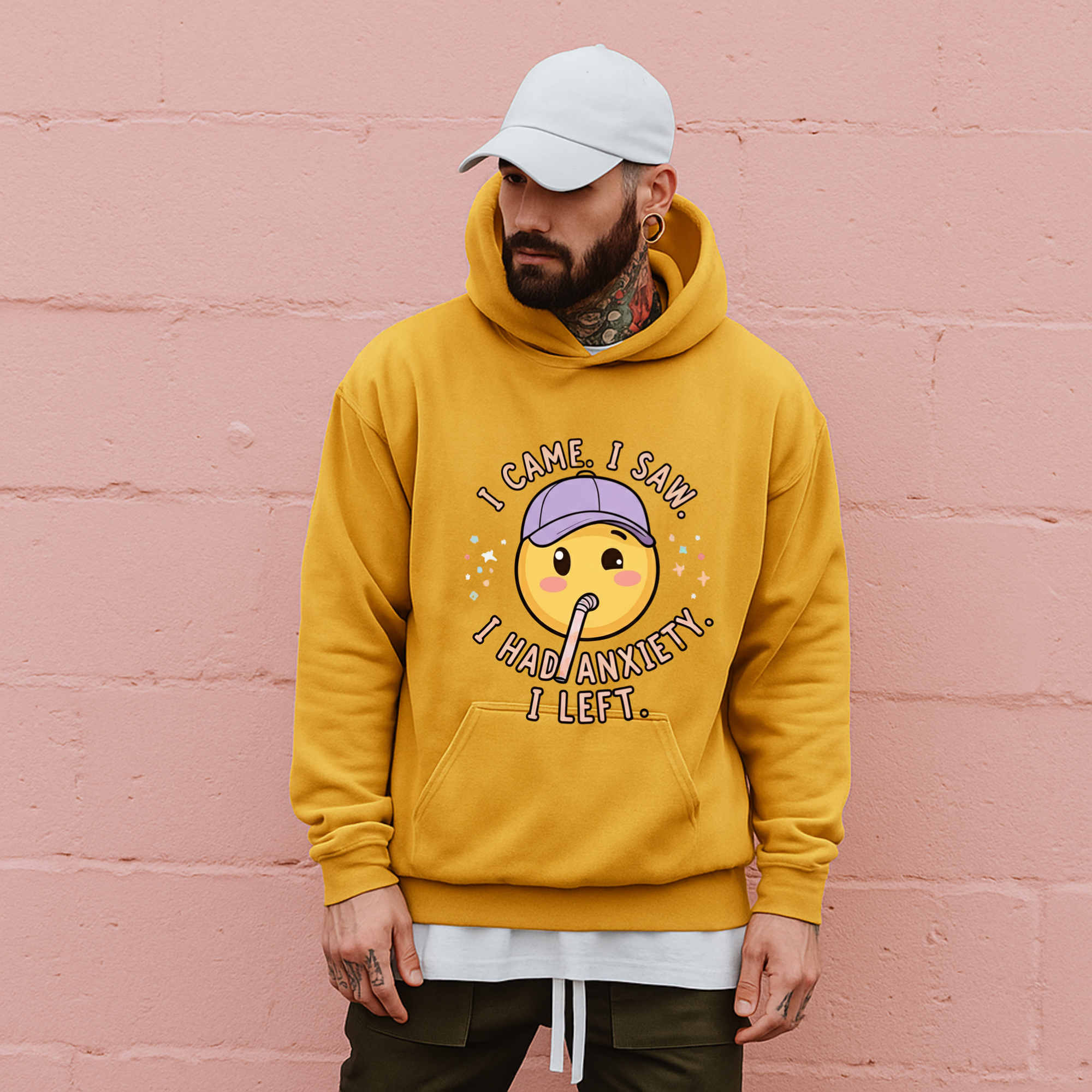 I Came, I Saw, I Had Anxiety, I Left Hoodie