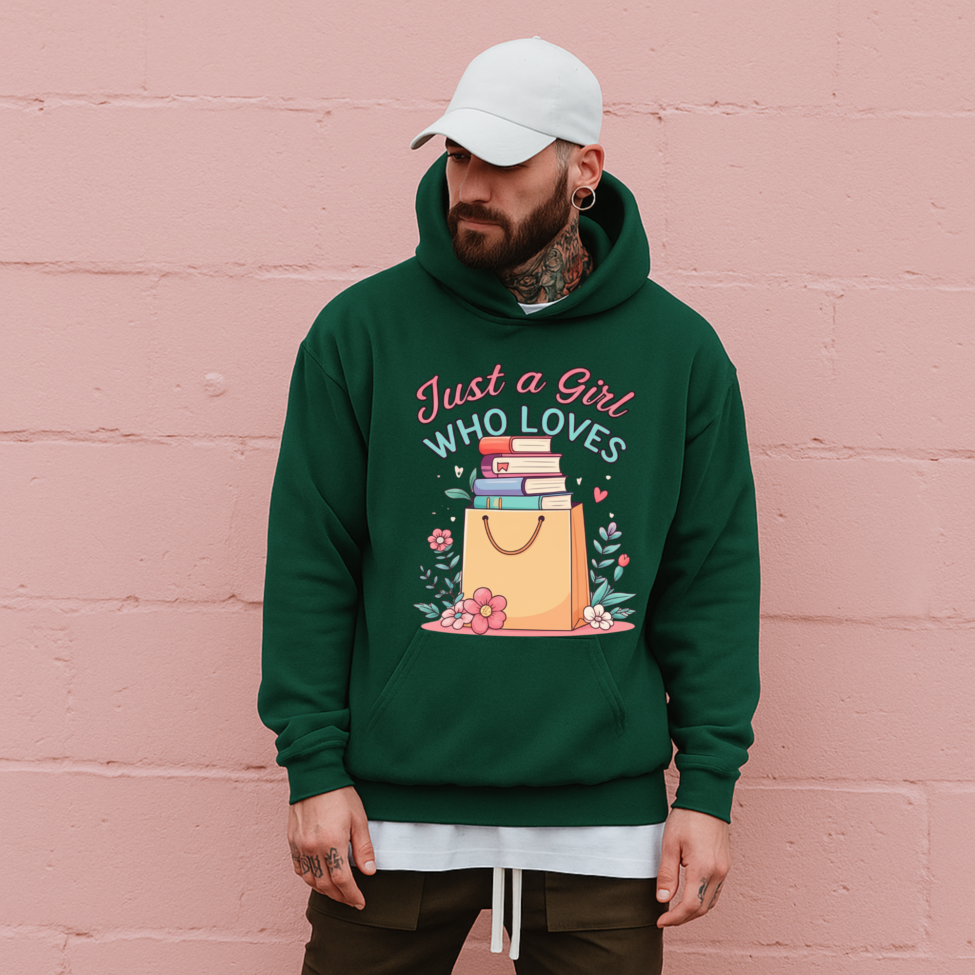 Just a Girl Who Loves Books Hoodie