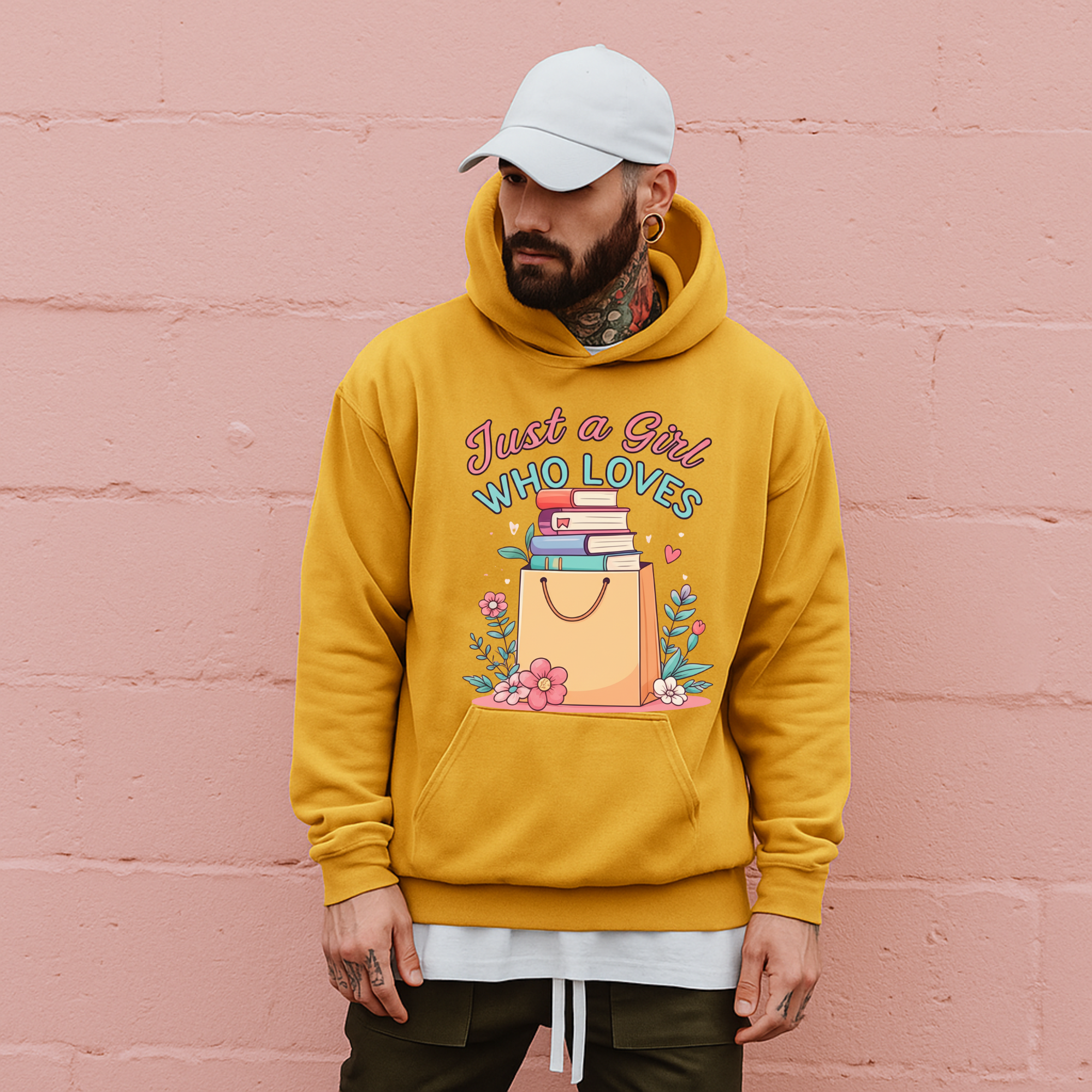 Just a Girl Who Loves Books Hoodie